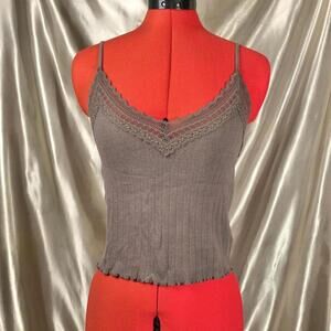 American eagle lace knit fairycore cottage cami top!